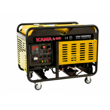  Генератор дизельний KDK15000RE3, трехфазный 230 / 400V, 50Hz, 15KVA, об'єм 34л+ подарунок  Безкоштовна доставка   
