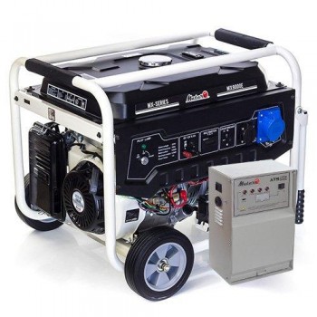  Бензиновий генератор Matari MX9000EА-ATS + Блок керування ATS MATARI 1P50/3P25 (6 кВт, 220В) 
