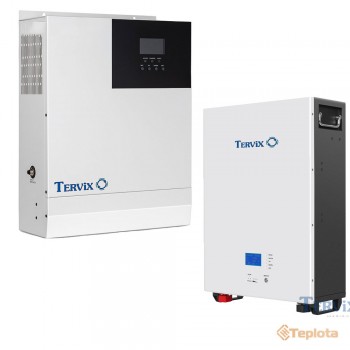  Tervix 693210 Система автономного живлення 5 кВт з акумулятором 4,8 кВт (Tervix BANKA 4,8 кВтг) 