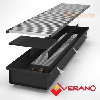  Внутрішньопідлоговий конвектор Verano VK 410.140.4000 (природна конвекція VK15, 4000/404/140мм) 